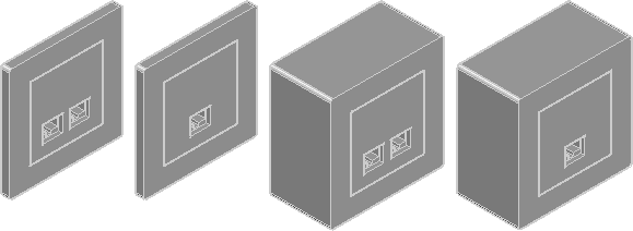 USB, tele/data, sprinkel, utsparing USB Tele data sprinkel utsparing AutoCAD symboler