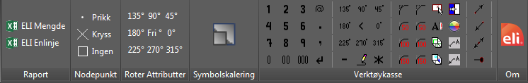 ELI LT verktøyrad i AutoCAD LT