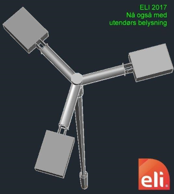 Park veilys AutoCAD 3D