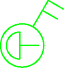Elkraft motorvernbryter AutoCAD symbol